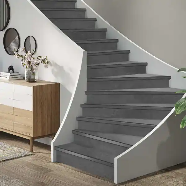 Vloer Utrecht pvc traprenovatie betonlook dark grey S4111